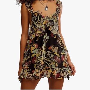 Free People Women's Bali Flora Mini Dress